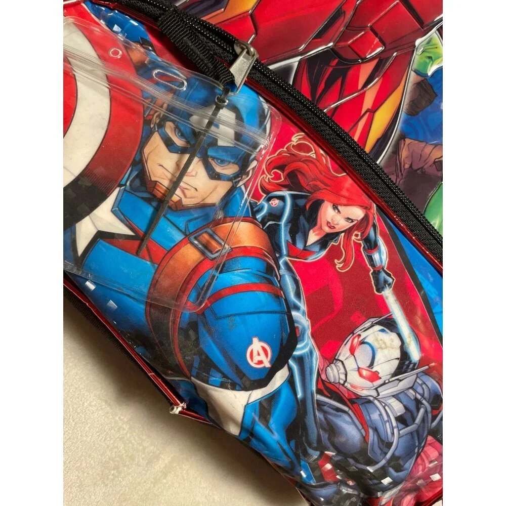 Marvel Avengers Superhero Backpack With Iron Man Hulk & Captain America For Kids
